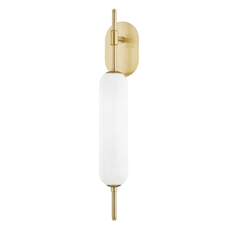 Mitzi Miley 1 Light Wall Sconce 4.5 In. Aged Brass H373101-AGB