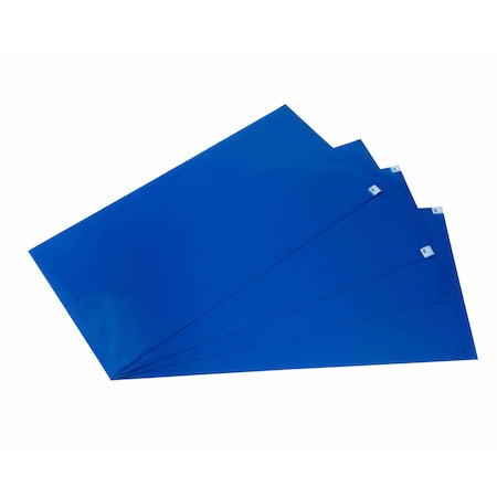 Bertech Low Density Polyethylene, 1.8 mil Thick, 24 in W x 36 in L, Blue, 240 PK TM-2436B