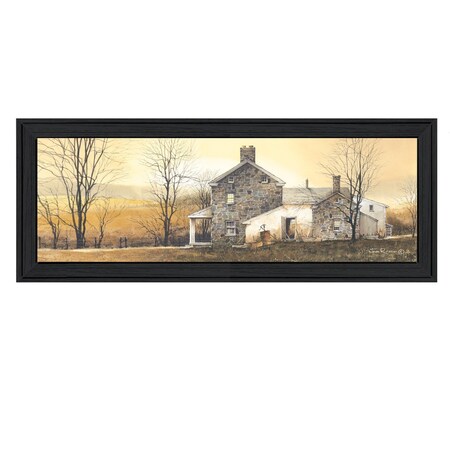 Homeroots A New Day 2 Black Framed Print Wall Art 404952
