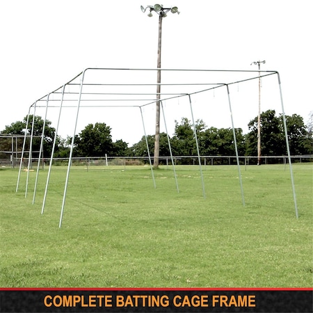 Geared2Golf CMW- 70 x 12 x 12 ft. 1.5 in. Complete Batting Cage Frame GE3449705