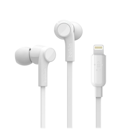 Belkin Soundform Apple Lightning In Ear Headphones, White G3H0001BTWHT