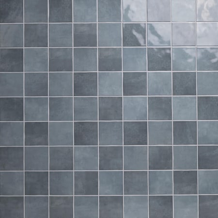 Msi Renzo Denim SAMPLE Glossy Ceramic Blue Wall Tile ZOR-PT-0549-SAM