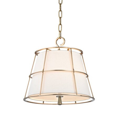 Hudson Valley Lighting Savona 2 Light Pendant 15.5 In. Aged Brass 9816-AGB