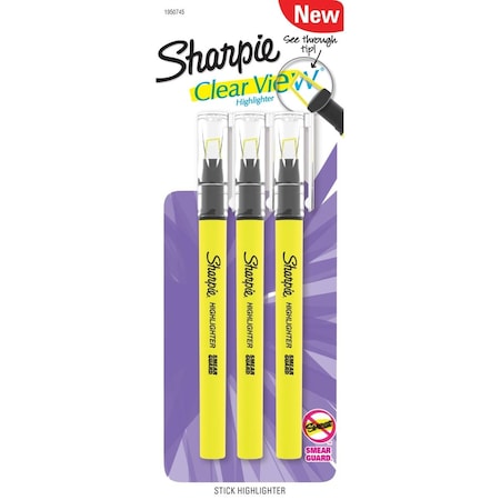 Sanford Sharpie Clearview Stick Highlighter 1950745