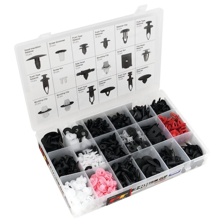 Performance Tool 340 pc. Toyota Trim Clip Assortment, Auto Body Retainers, Toyota Lexus W5243