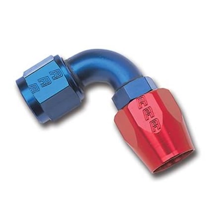 Kento Gear Full Flow Hose End with 90 deg, Blue KE363040