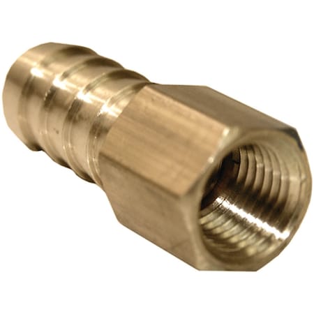 Westlake Pipe & Fittings 1/4'' FPTx1/2'' Brass Hose Barb Adapter 17-7617
