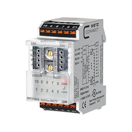 Metz Connect MS/TP Module, 24V AC/DC, 10 Inputs 110881131970