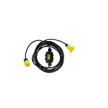 Ericson Gfci Portable, 15A Auto, 50 ft., Indust. Gr XG2-12-50BW-15