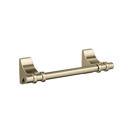 Amerock Davenport Golden Champagne Transitional Pivoting Double Post Toilet Paper Holder BH36051BBZ
