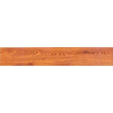 Prosource Vinyl Self-Adhesive Floor Tile, 36 in L Tile, 6 in W Tile, Square Edge, Oak Plank, 45PK CL8181
