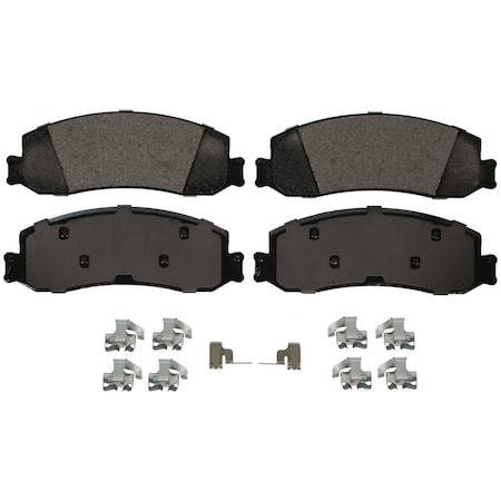 Wagner Brake QuickStop Front Disc Brake Pad Set Semi-Metallic, ZX1631A