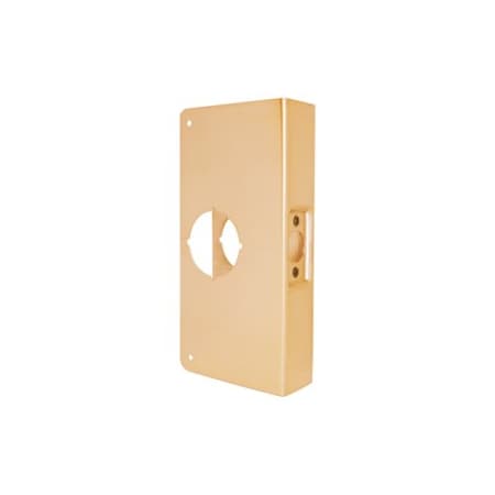 Don-Jo Mfg Door Wrap 2-3/8in Backset, 1-3/4in Door, 4in W x 9in H, 2-1/8in Hole, 612/US10 Bronze 2-BZ-CW