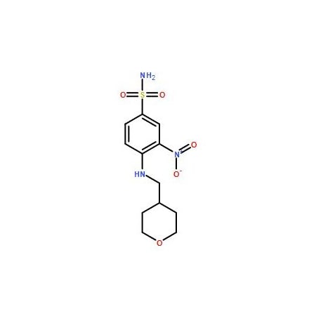Ak Scientific 3-Nitro-4-(((tetrahydro-2H-pyran-4-yl)methyl)amino)benzenesulfonamide (1g), CAS 1228779-96-1 0022AP-1g
