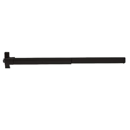Trans Atlantic VR531 Series Black Grade 1-Commercial 48 in. Surface Vertical Rod Panic Exit Device ED-VR531XL-BK