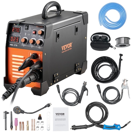 Vevor Mig Welder Welding Machine 270A MIG MMA TIG 3 In 1 Welder Combo 110V/220V MIG-270