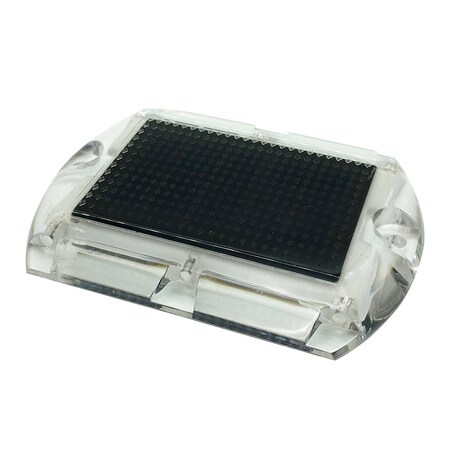 Hydro Glow 3.5in x 4.5in Rectangular LED Ultra Thin Solar Pathway Dock Light 3000K - Warm White S1WW