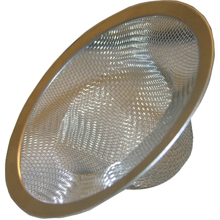 Westlake Pipe & Fittings 2-3/4'' Mesh Tub Drain Strainer with Chrome Finish 03-1384