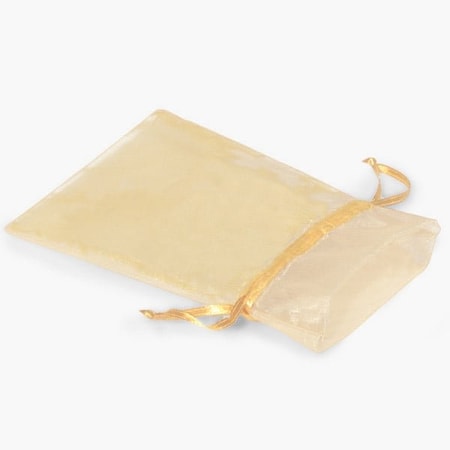 Nashville Wraps Champagne Organza Favor Bags, 5x7, 10PK B95228
