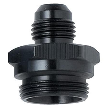 Fragola 491975-BL -6 AN x 0.87 -20 in. Carburetor Adapter Fitting - Black FRG491975-BL