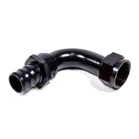 Fragola 209020-BL 90 deg Push Lock -20 AN Hose Fitting, Black FRG209020-BL