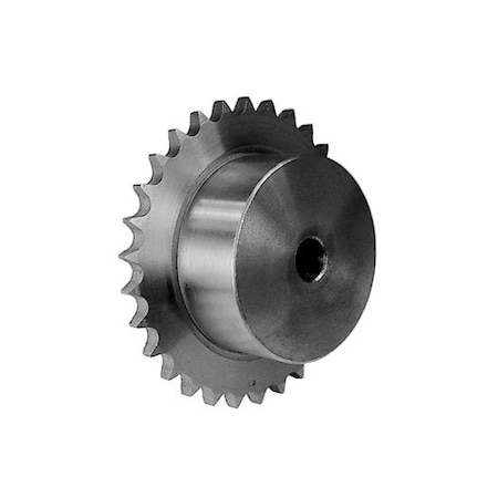 Pti Stock Bore Sprocket, 16B, 8 Teeth, 16 mm Bore 16B-8B