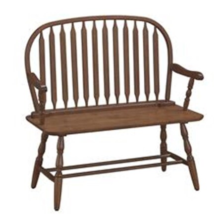 Carolina Chair & Table Carolina Chair  Windsor Wooden Bench, Elm 42-ELM