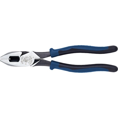 Klein Tools 9 1/2 in Journeyman(TM) Linemans Plier High Leverage w/ Fish Tape Puller , Steel J213-9NETP