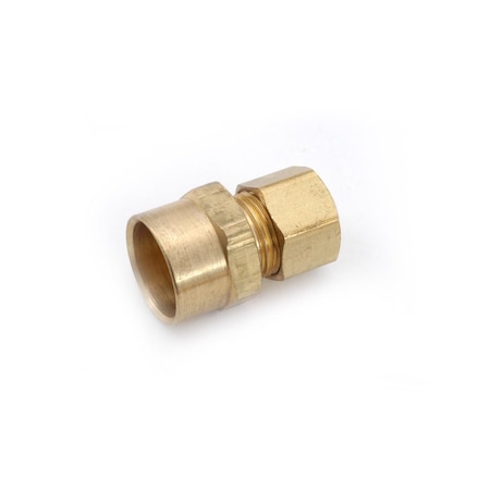 Anderson Metals 3/8 in. Compression in. X 1/2 in. D Sweat Brass Adapter 750086-0610AH