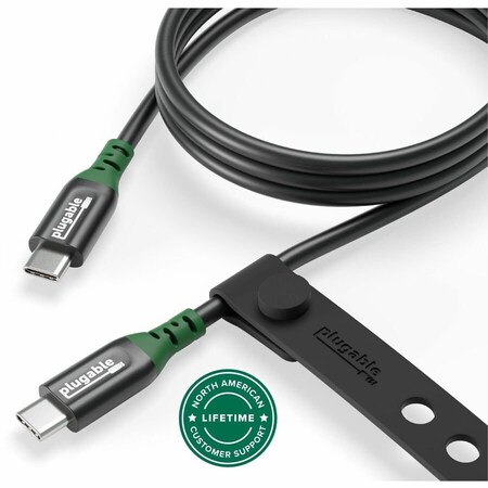 Plugable USB-C 20GBPS 240W EPR CABLE USBC-240W-1M