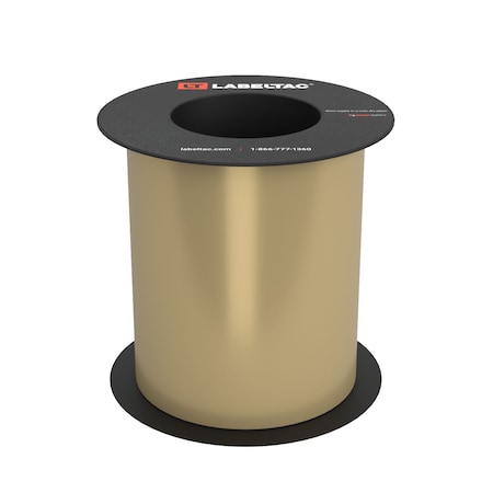 Labeltac Label Supply 6in x 75ft, Gold LT613-C