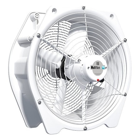 Multifan Industrial Fan, Ceiling, Floor, I-Beam, Wall Mount, 18-1/2 in Blade Dia, 115V, 4,532 cfm T4E45PBM81190