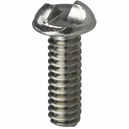 Dottie #10-24 x 1 in One-Way Round Machine Screw, 18-8 Stainless Steel, 100 PK T10241OR