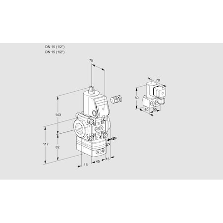 Honeywell Kromschroder VAG115R/NWBK KS88008147