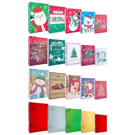 Santas Forest Apparel Set-Up Box, Cardboard, Assorted Print 69909