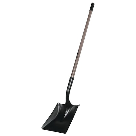 Landscapers Select Square Point Shovel, Steel Blade, 47 in L Fiberglass Handle 34464PRC-FP