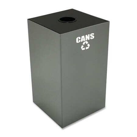 Witt Industries 28 gal Square Slate, Metal 28GC01-SL