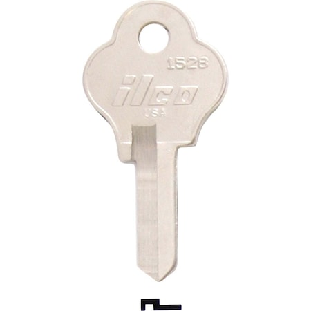 Kaba Ilco EMCO Nickel Plated Storm Door Key, 1528, 10PK AA01213002