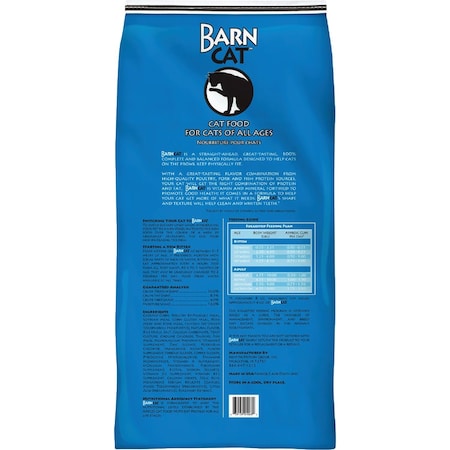 Kent Barn Cat 32 Lb. Chicken Pork & Fish Flavor All Ages Dry Cat Food 7851