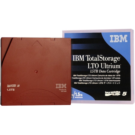 Ibm LTO5 Ultrium 5 1.5TB/3.0TB Data Cartridge Retail Pack 46X1290