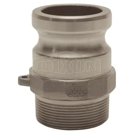 Dixon Type F Cam and Groove Adapter, 3 in Nominal, Male Adapter x MNPT End Style, Hastelloy CW12MW, Domest 300-F-HA