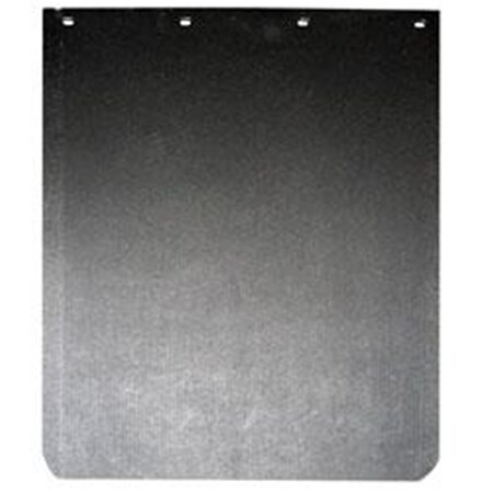 Globetech Mfg 24 x 30 in. TirePlast Standard Mud Flap with Rounded Corners 2430TPSBRC