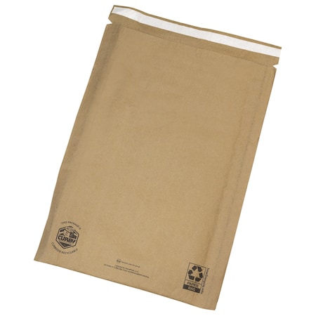 Curby 13 7/8 X 11in No 4 Recycled Paper Padded Mailer, 80PK B954SS