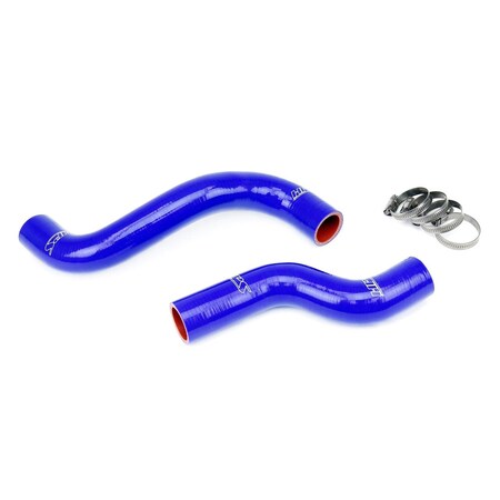 Hps Performance High Temp Reinforced Silicone Radiator Coolant Hose Kit, Blue,  57-1081-BLUE
