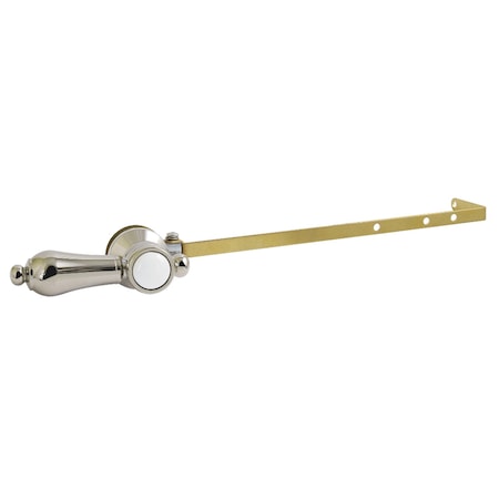 Kingston Brass Universal Front or Side Mount Toilet Tank Lever, Polished Nickel KTBALD6