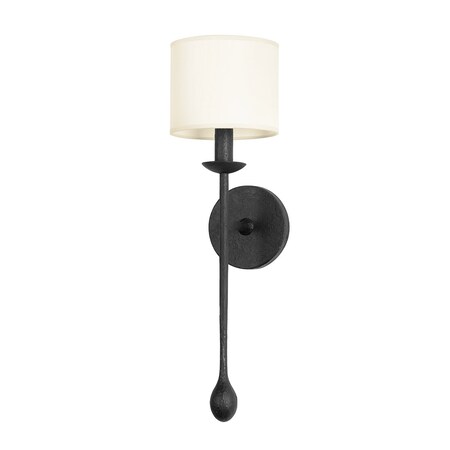 Troy Lighting Osmond 1 Light Wall Sconce 6 In. Black Iron B9721-BI