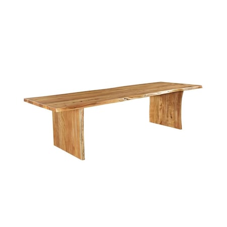 Homeroots 15 Piece Brown Solid Wood Dining Set with 14 635852