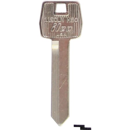 Ilco Ford Nickel Plated Automotive Key H60 / 1190LN, 10PK IAL01137052