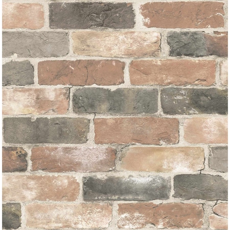Brewster Cody Red Reclaimed Bricks Wallpaper 2904-22320