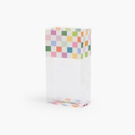 Nashville Wraps Color Block Cello Bags, 4x2.5x9.5, 100PK C2BCBK